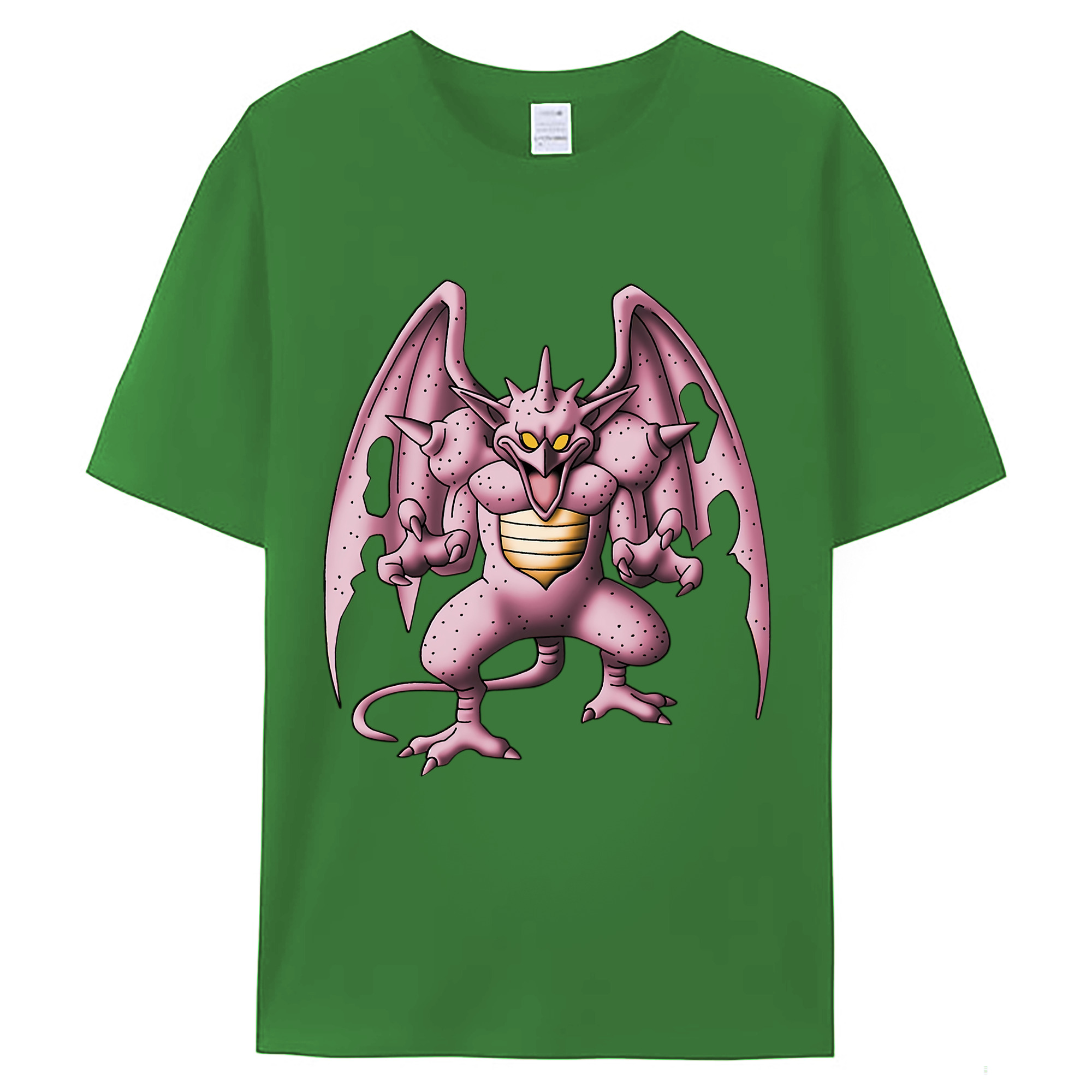 （画像用） ドラゴンクエスト Doragon Kuesuto Dragon Quest レディースカジュアルプリントTシャツ（綿100％）